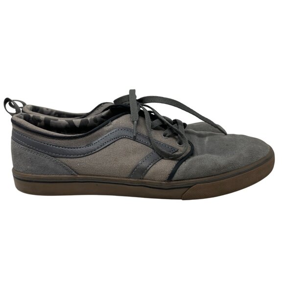 Airspeed Mens MNAS4401002 Rail Gray Lace-Up Low-Top Lined Size 12 - Picture 1 of 11